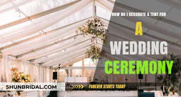 Elegant Tent Wedding Decor: Creative Ideas for a Magical Ceremony