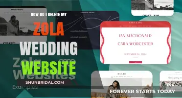 How to Delete Your Zola Wedding Website: A Step-by-Step Guide