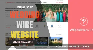 Editing Your WeddingWire Website: A Step-by-Step Guide for Couples