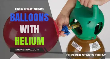 Easy Steps to Fill Your Wedding Balloons with Helium