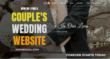 Finding Couples' Wedding Websites: A Simple Guide