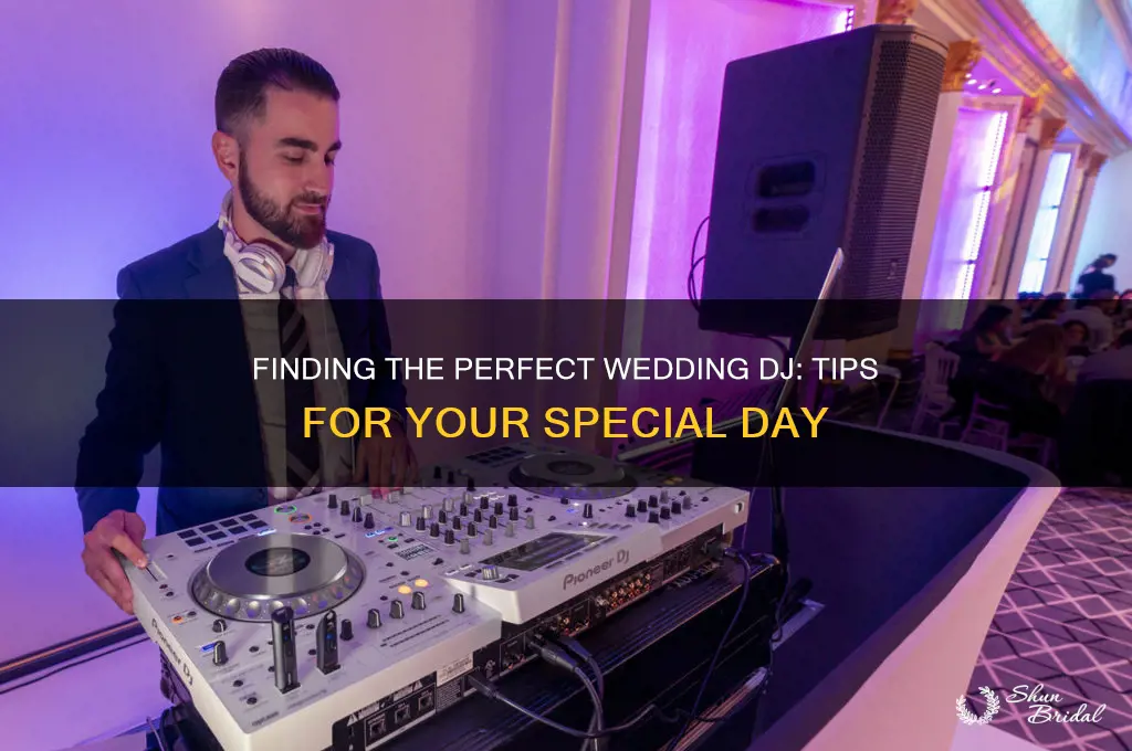 how do I find a dj for my wedding