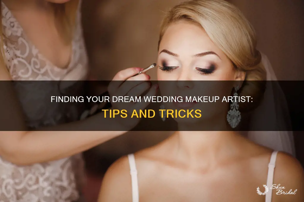 how do I find a makeup artist for my wedding