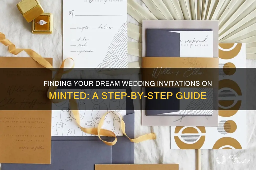 how do I find a wedding on minted