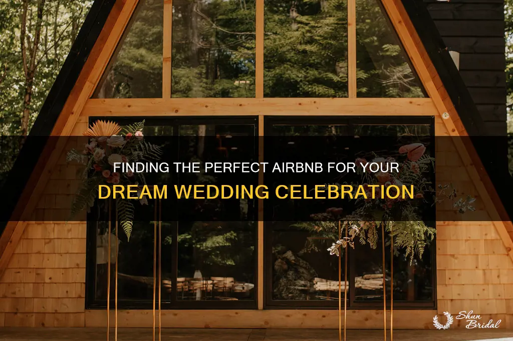how do I find an airbnb that allows weddings