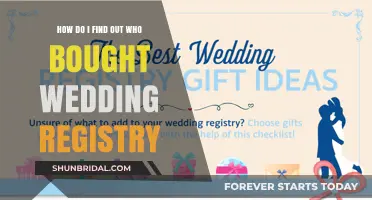 Finding Out Who Bought Your Wedding Registry Gifts