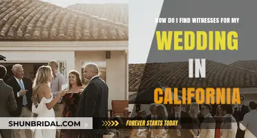 Finding Wedding Witnesses in California: A Simple Guide for Couples