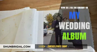 Repairing Your Wedding Album: A Step-by-Step Binding Fix Guide