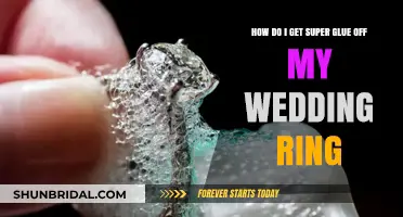 Removing Super Glue from Your Wedding Ring