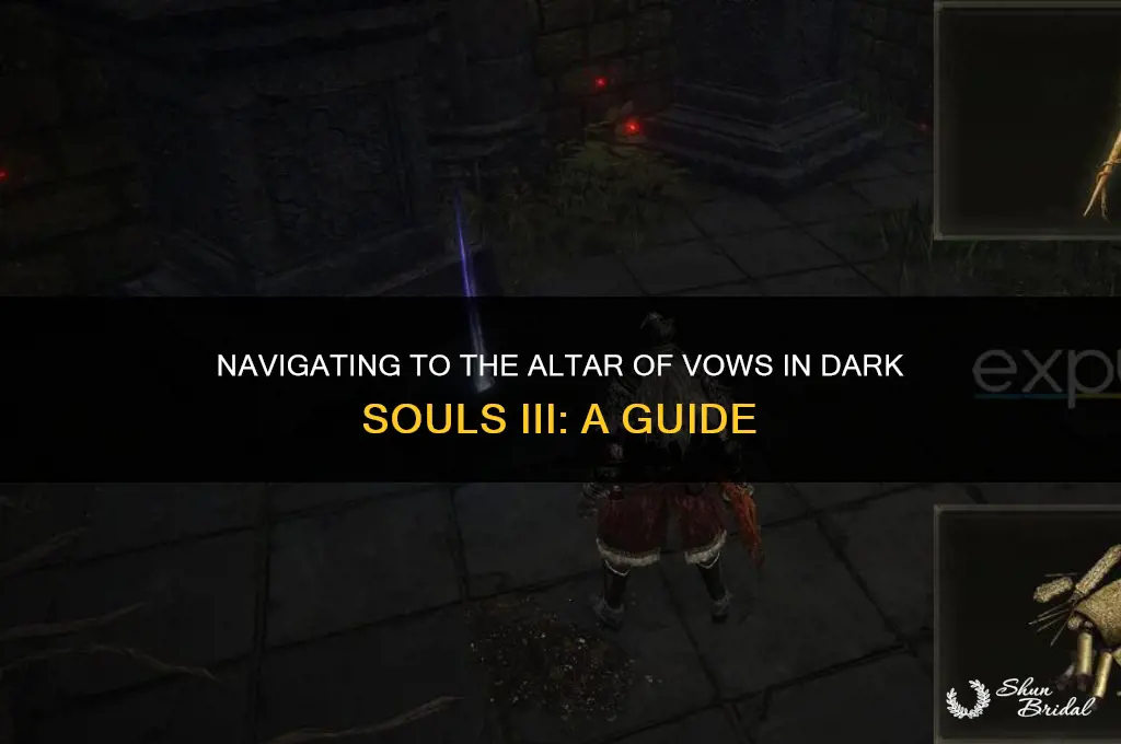 how do i get to the altar of vows ds3