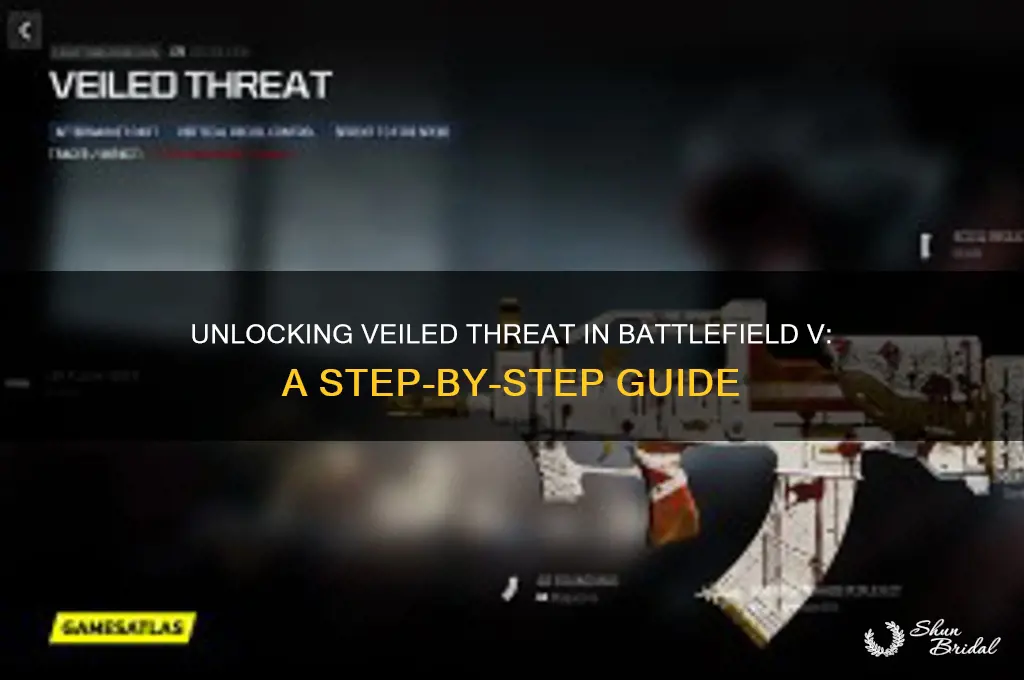 how do i get veiled threat in battlefield v