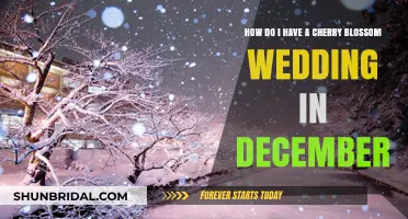 Winter Cherry Blossom Wedding: Creative Tips for a December Celebration