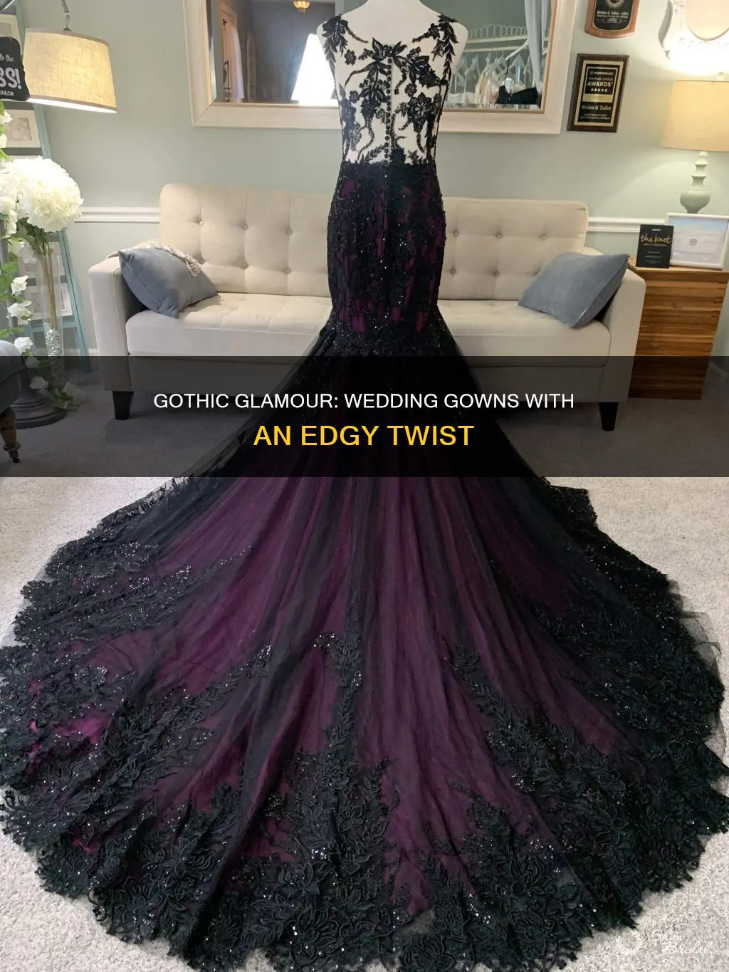 how do I incorporate goth into my wedding dress