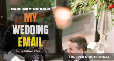 Colleague Wedding Invites: Crafting the Perfect Email