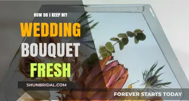 Tips to Preserve Your Wedding Bouquet's Freshness and Beauty