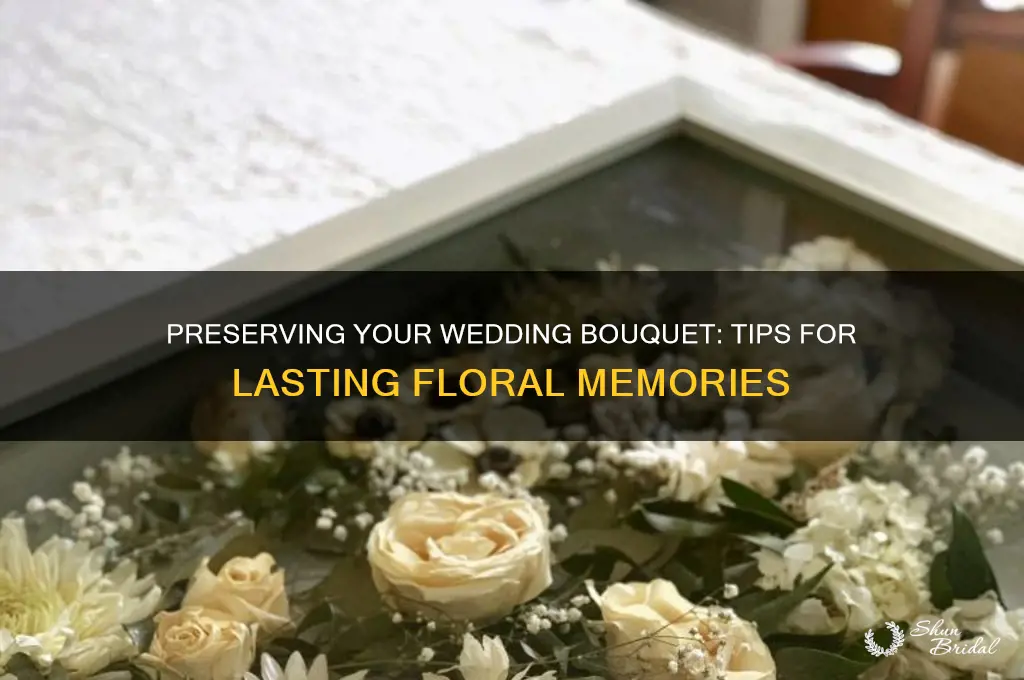 how do I keep my wedding bouquet