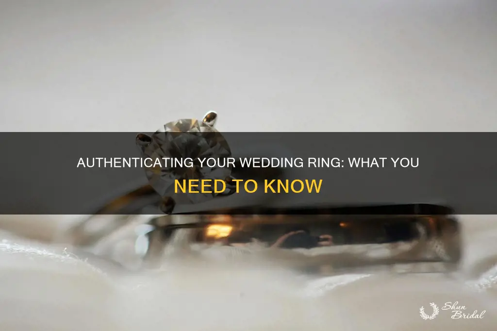 how do I know if my wedding ring is real