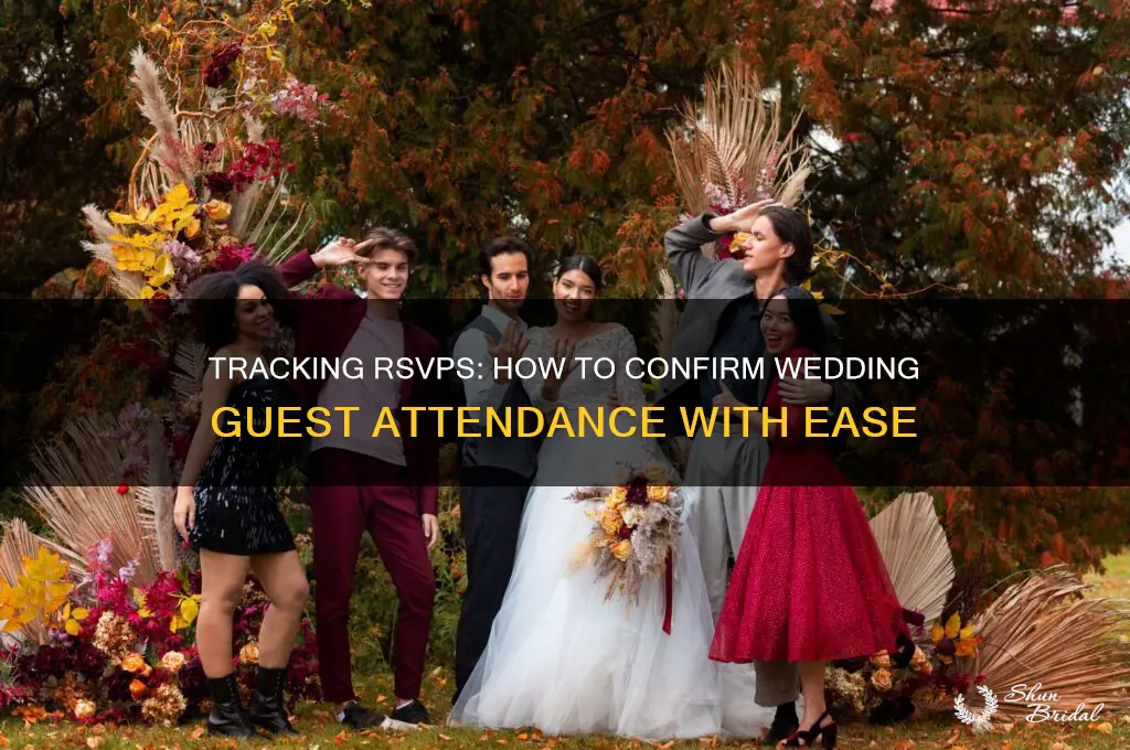 how do I know if wedding guest are coming