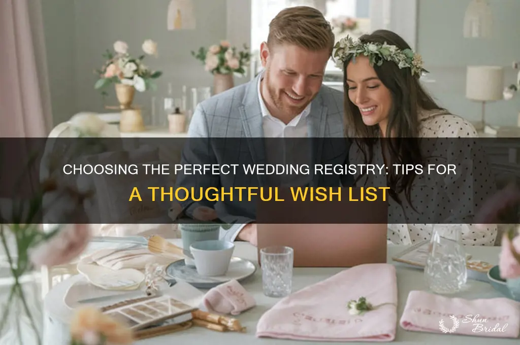 how do I know what to register for my wedding