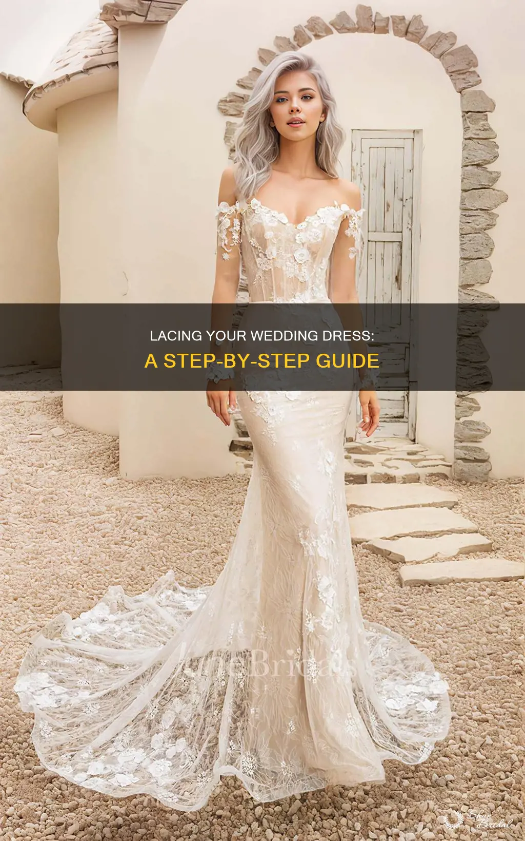 how do I lace up my wedding dress