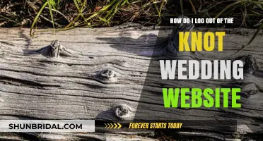 How to Log Out of The Knot Wedding Website: A Quick Guide