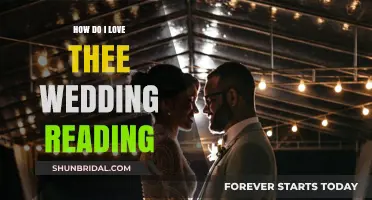How Do I Love Thee: Timeless Wedding Reading Ideas for Your Vows
