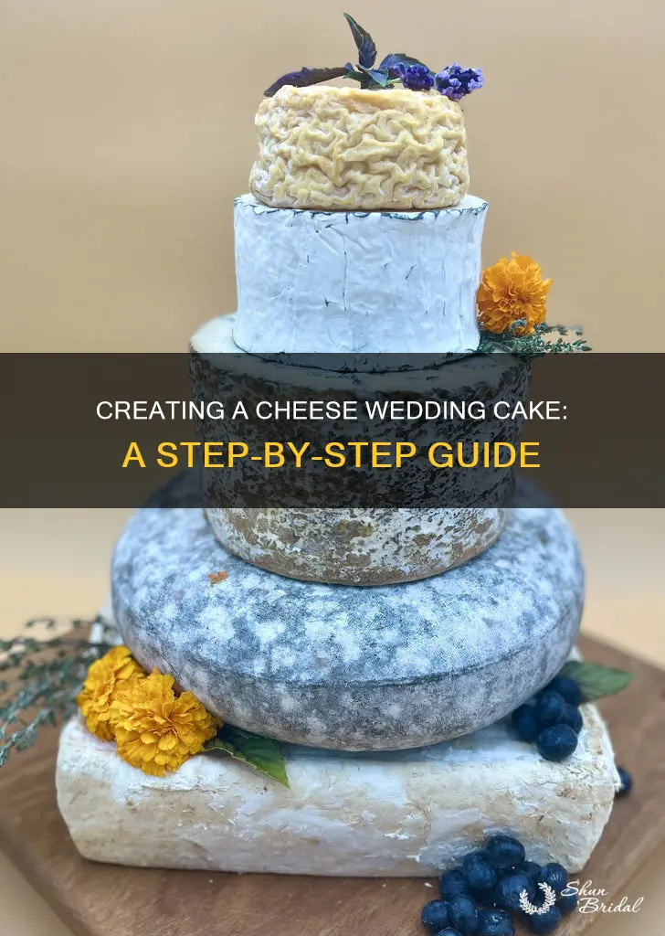 how do I make a cheese wedding cake