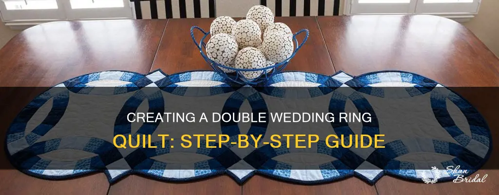 how do I make a double wedding ring quilt
