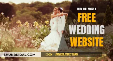 Create a Wedding Website: Free, Easy, and Quick