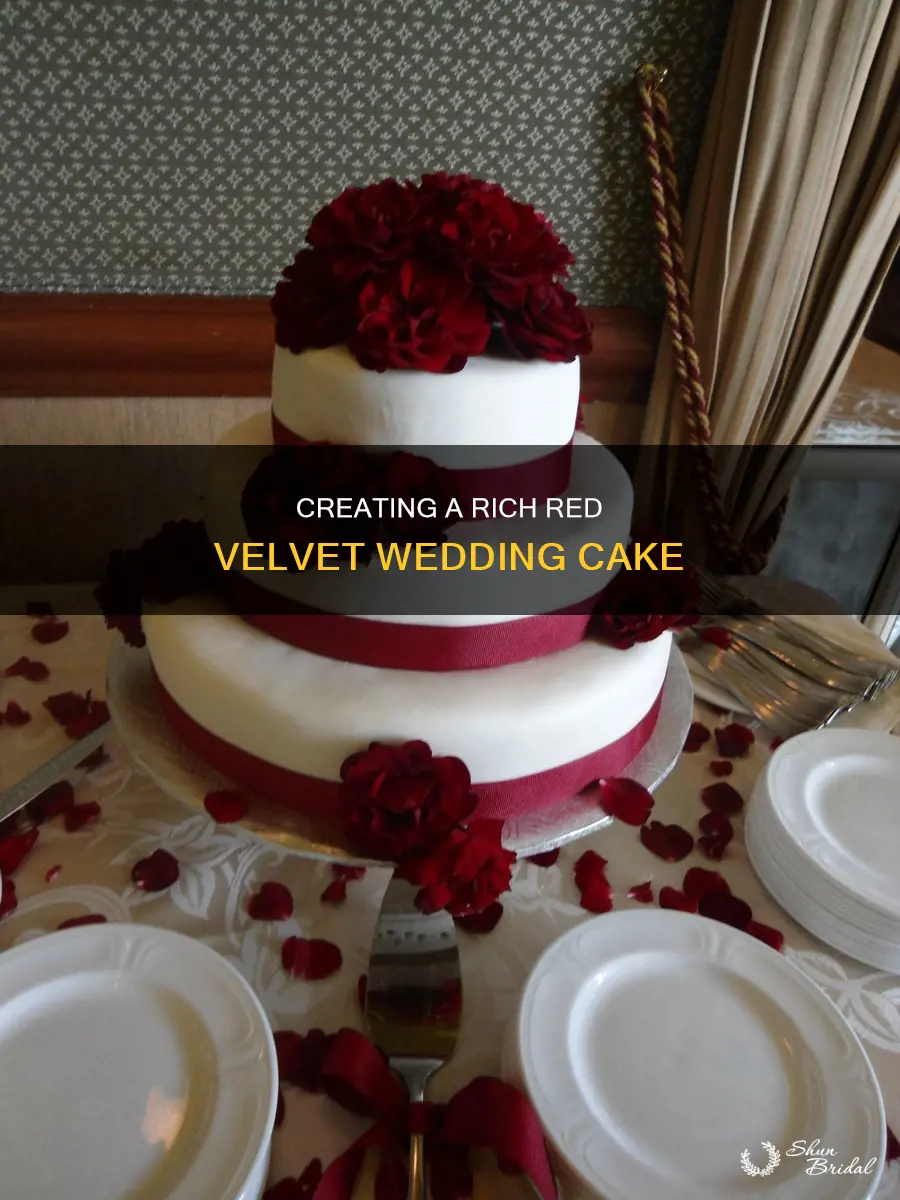 how do I make a red velvet wedding cake