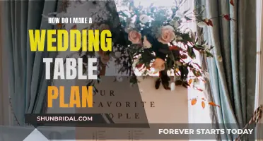 Creating a Wedding Table Plan: A Stress-Free Guide