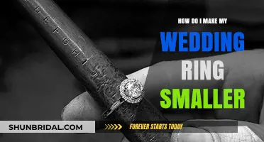 Resizing Your Wedding Ring: Making It Smaller