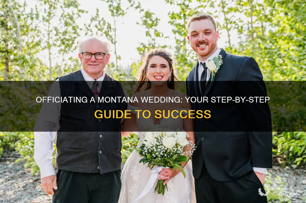 how do I officiate a wedding in montana