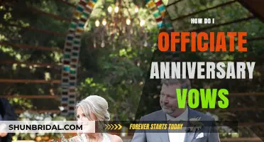 Officiating Anniversary Vows: A Guide to Renewing Love and Commitment