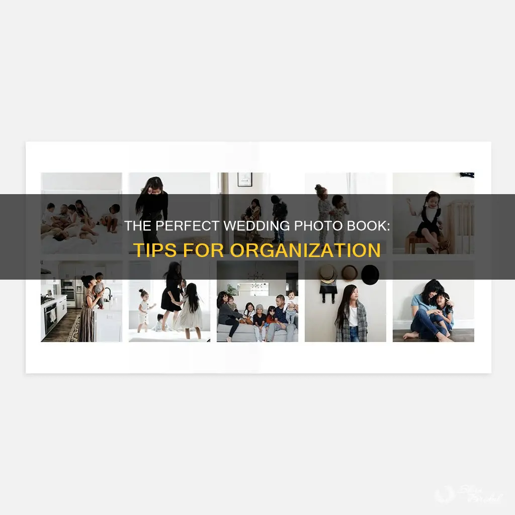 how do I organize a wedding photo book