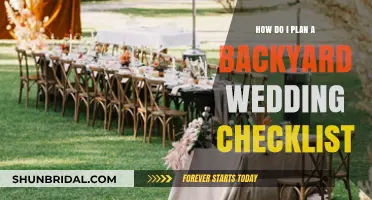 Backyard Wedding Bliss: Your Ultimate Planning Checklist