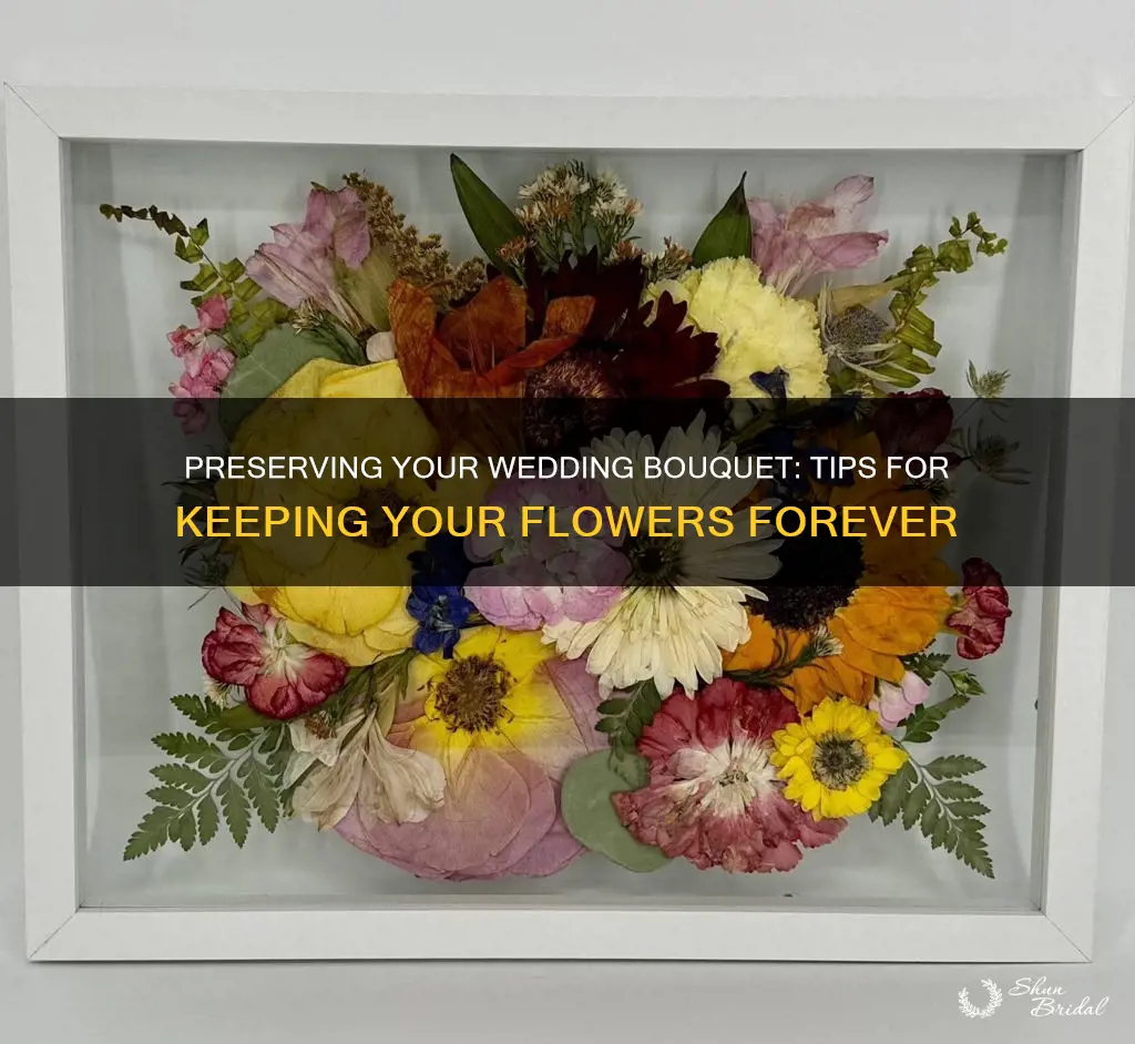 how do I preserve a wedding bouquet