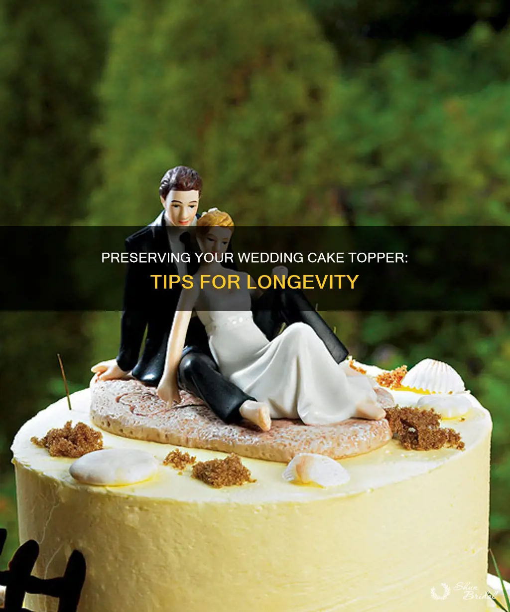 how do I preserve a wedding cake topper