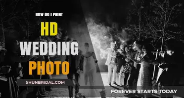 Printing HD Wedding Photos: A Step-by-Step Guide