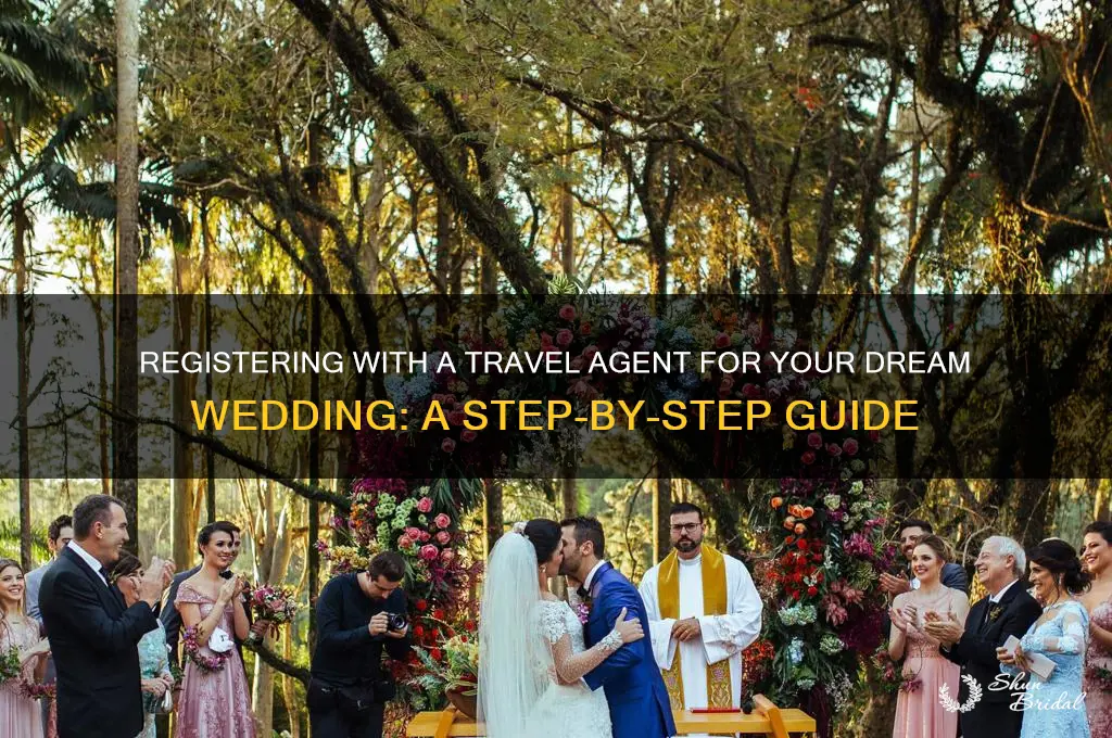 how do I register at a travel agent for weddings