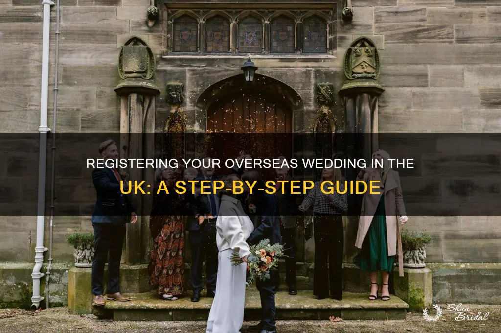 how do I register my wedding abroad in uk
