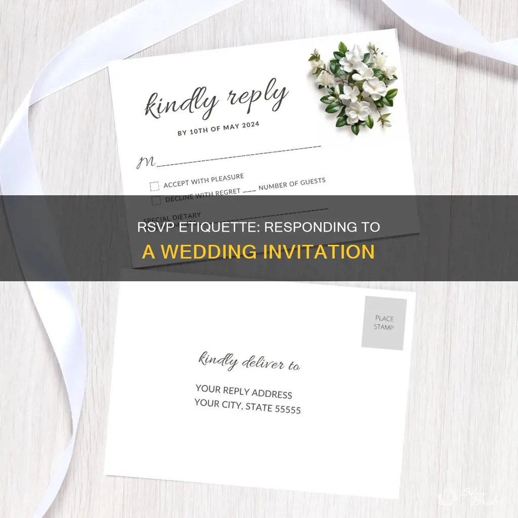 how do I rsvp to a wedding