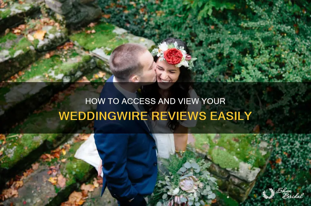 how do I see my reviews on wedding wire