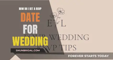 Setting the RSVP Deadline: A Guide to Timing Your Wedding Responses