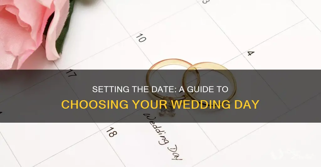 how do I set a wedding date