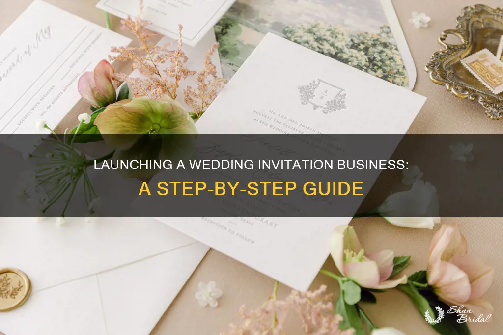 how do I start a wedding invitation business