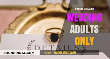 Adults-Only Wedding Etiquette: Gracefully Announcing Your Child-Free Celebration