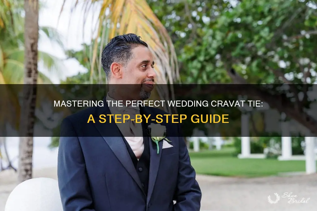 how do I tie a wedding cravat