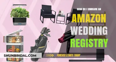 Unmarking Amazon Wedding Registry: A Quick Guide