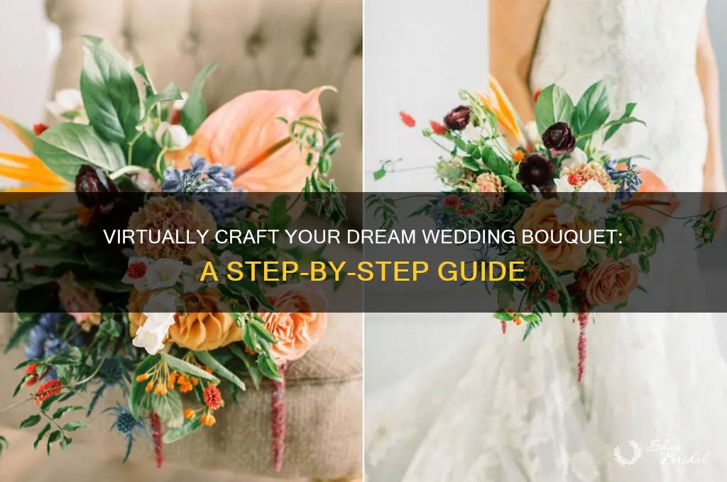 how do I virtually design my own wedding bouquet